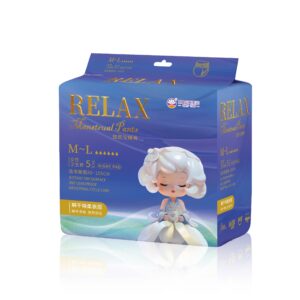 Băng vệ sinh dạng quần siêu mỏng cánh Merria Relax, kháng khuẩn, khử mùi, siêu thấm hút - gói 5 miếng, size M~L