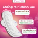 Băng vệ sinh dạng quần siêu mỏng cánh Merria Relax, kháng khuẩn, khử mùi, siêu thấm hút – gói 5 miếng, size M~L