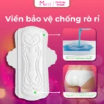 Băng vệ sinh dạng quần siêu mỏng cánh Merria Relax, kháng khuẩn, khử mùi, siêu thấm hút – gói 5 miếng, size M~L
